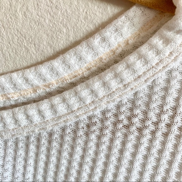 Free People We The Free Dahlia White Thermal Top - Picture 4 of 6